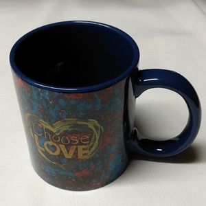 Penzeys choose love mug blue NEW